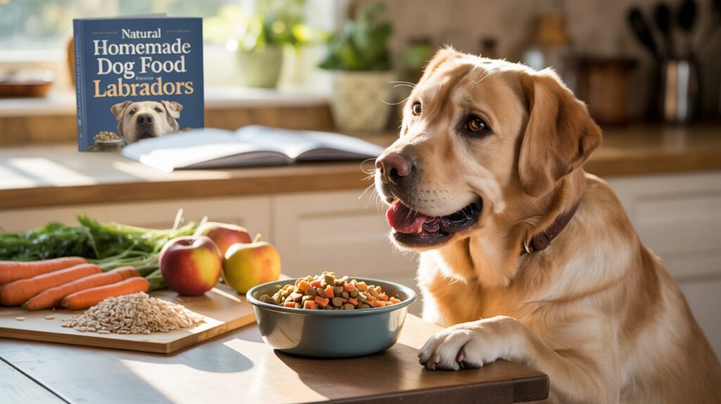 Natural Homemade Dog Food for Golden Labradors